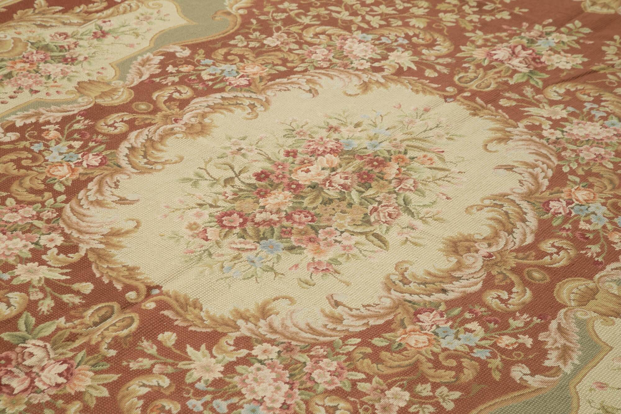 Handmade Vintage Flatweave Needlepoint Kilim 290 cm x 408 cm