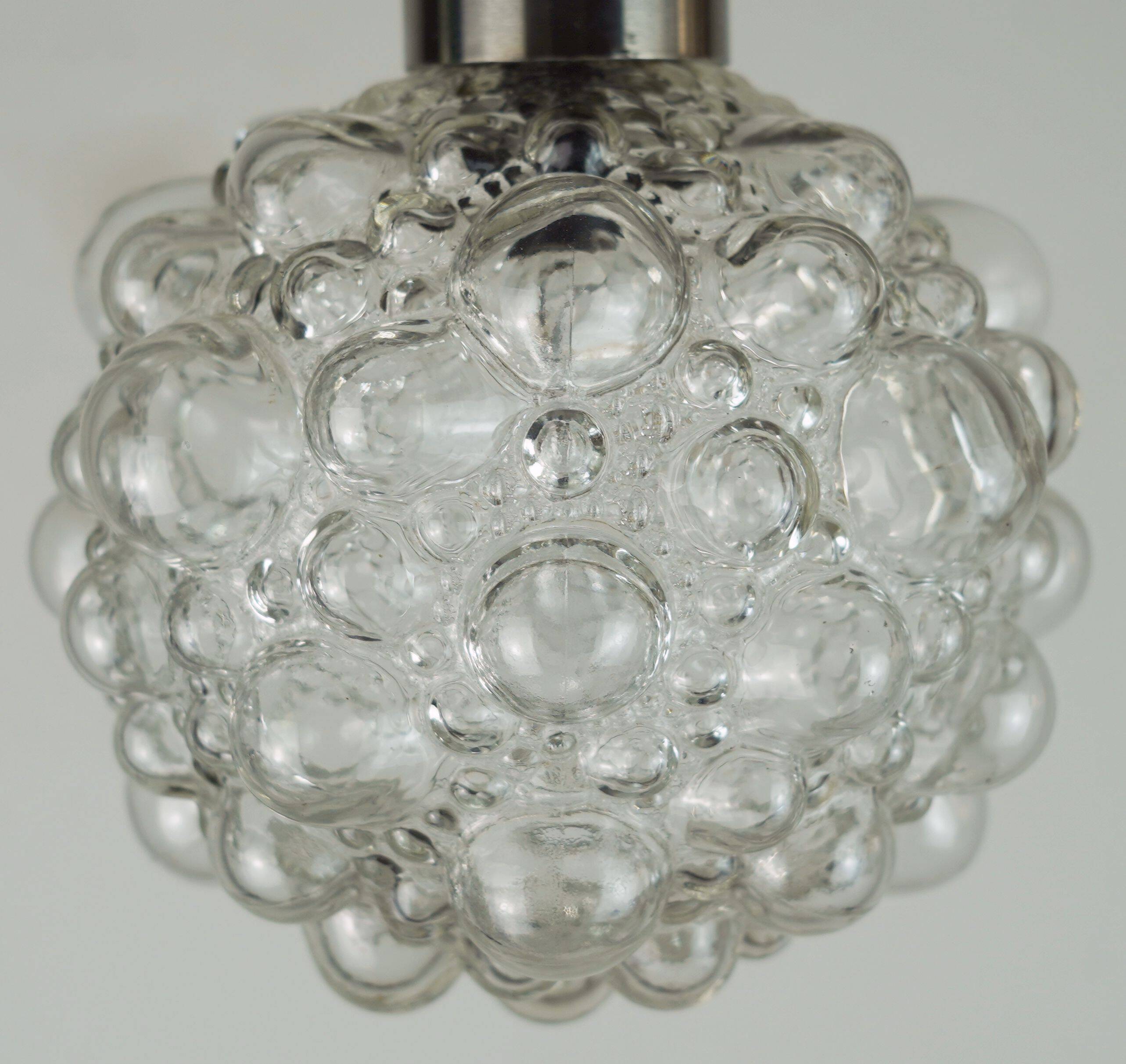 Suspension bubble en verre, milieu XXème