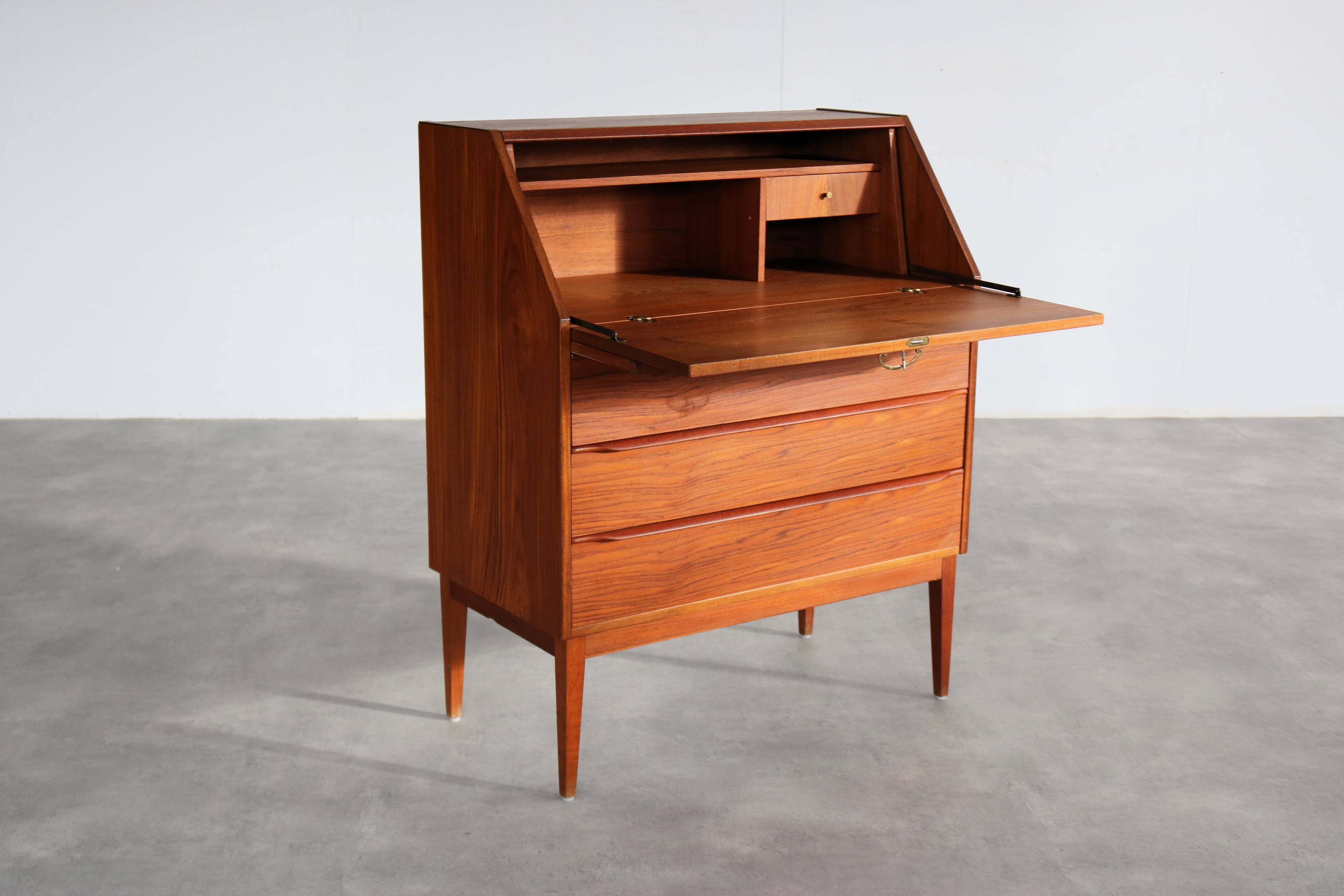 Vintage secretary | desk | teak | 60s | sweden