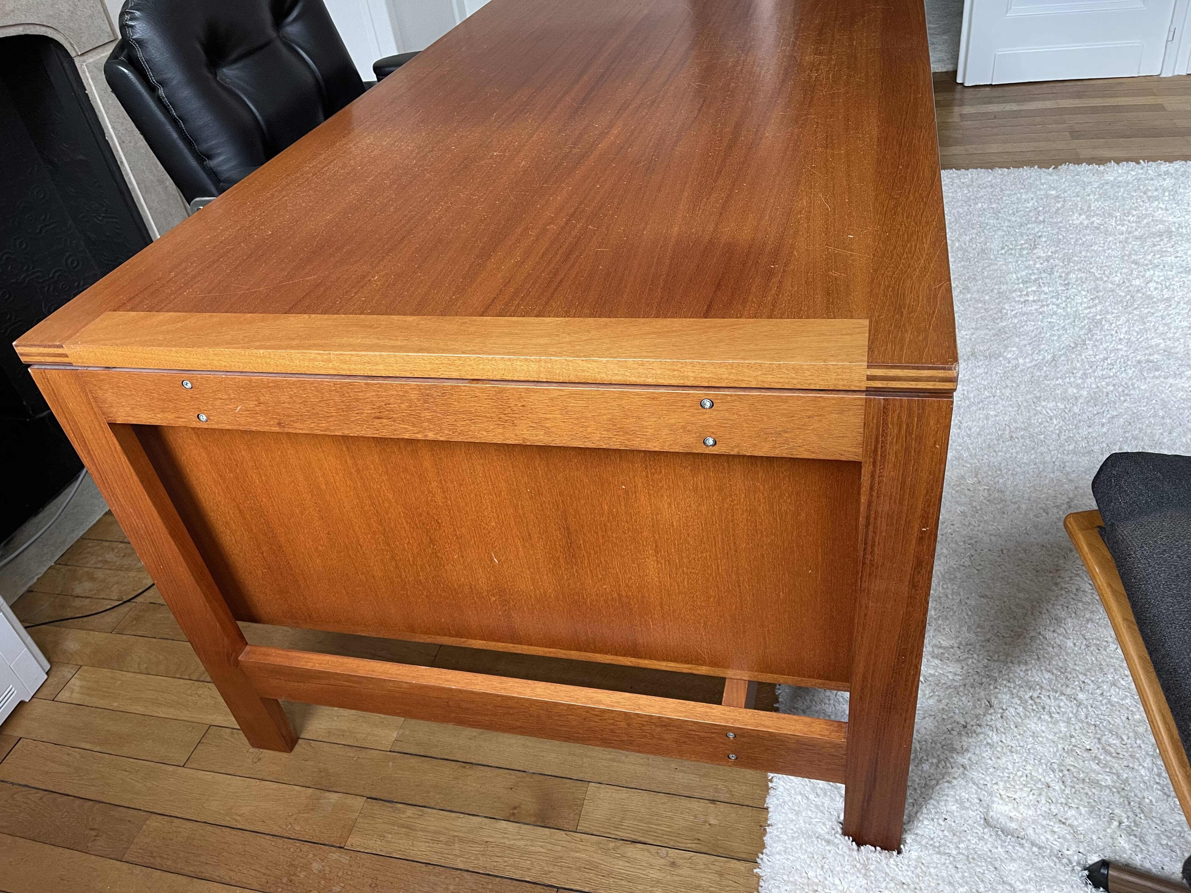 Danish midcentury writing desk by Henning Jensen & Torben Valeur