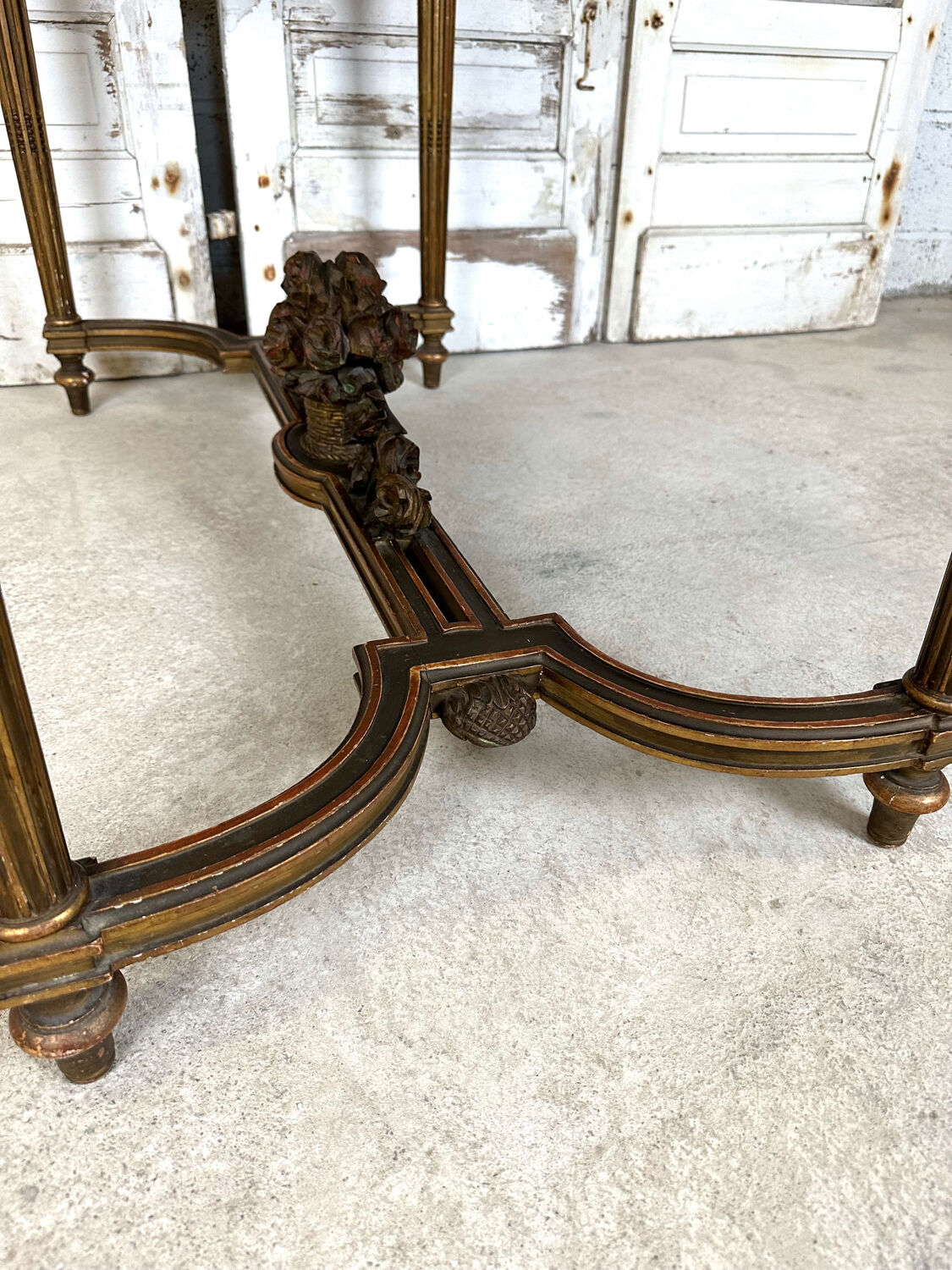 Golden Louis XVI style table