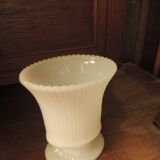White opaline vase