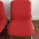 Armchairs 70s fabric and chrome