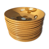 Set 12 hollow plates D20.5 Nadège 1970 Sarreguemines