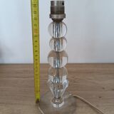 Pied de lampe boule de verre