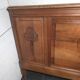 Art Deco walnut headboard
