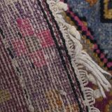 Vintage Turkish Oushak Rug Handwoven 127x370 cm