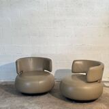 Paire de fauteuil Curl Roche Bobois