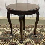 English beech pedestal table from the 1950s