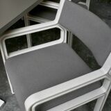 Dining table set and 4 dining chairs by Pierre Mennen for Pastoe.