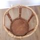 Bout de canapé table d'appoint vintage - rotion/ bambou - 1980