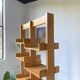 Bookcase on solid beech legs from the 80s