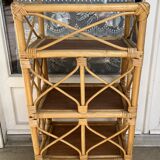 Rattan shelf