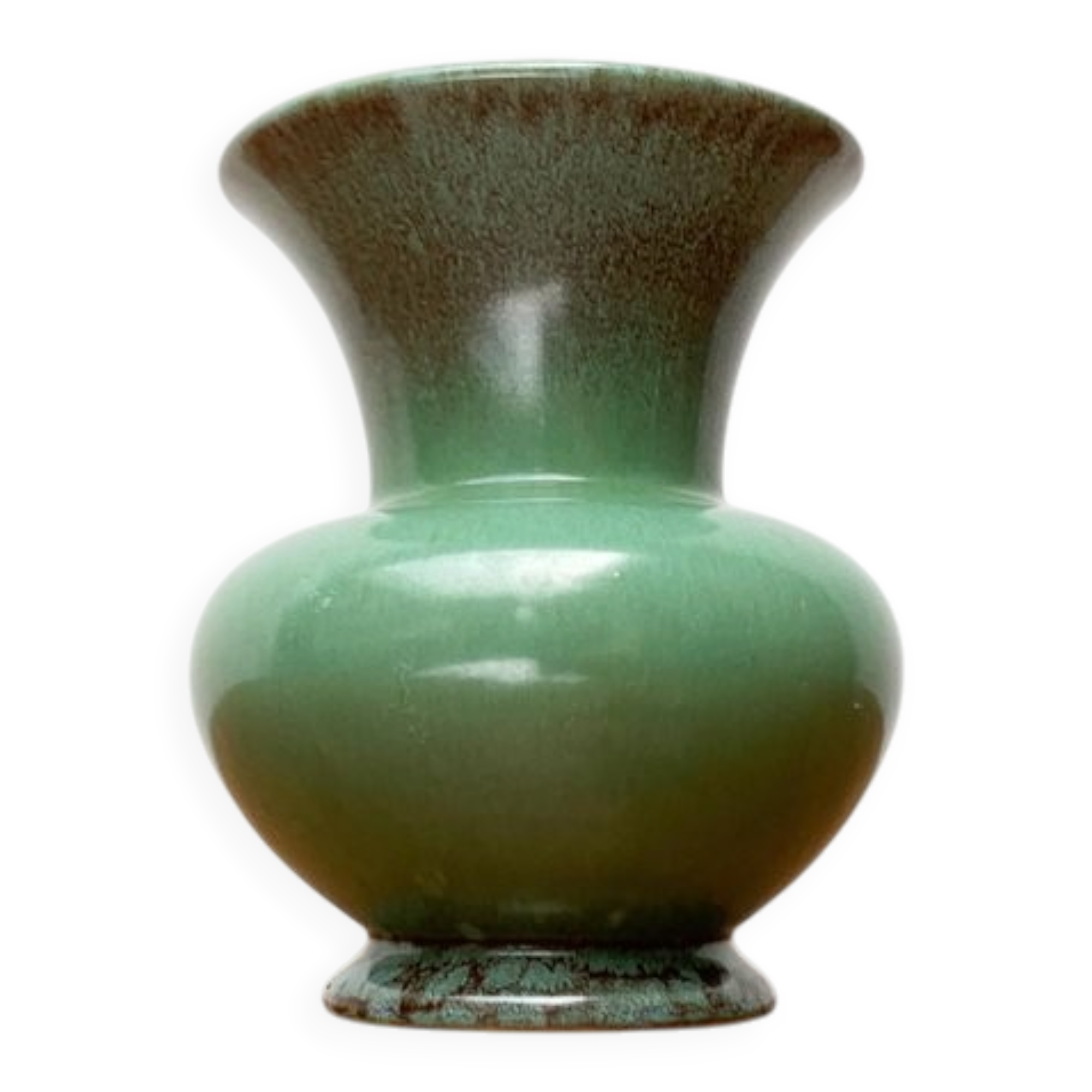 German Art Deco ceramic vase by Jasba, 1940s