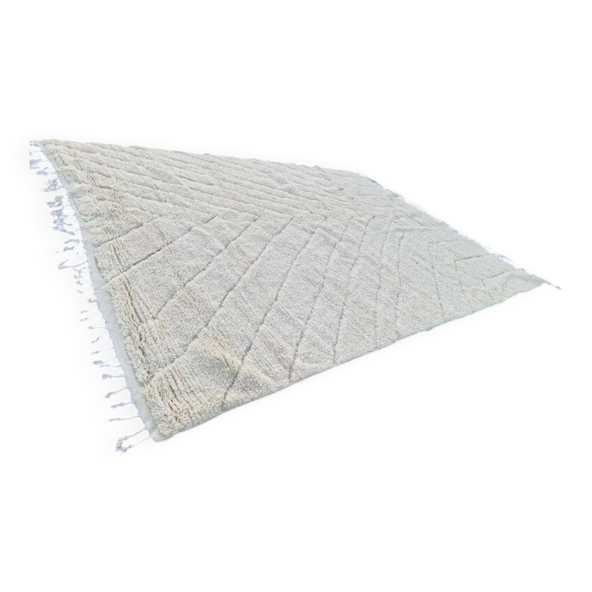 New Large Moroccan Handwoven Wool Rug