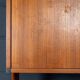 Vintage 20thc italian modular teak wall cabinet c.1960