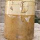 Large Italian glazed terracotta preserving jar, two-coloured, late 19th century.