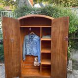 Small Art Deco cabinet 1930 in elm burl