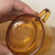 Vintage set of 6 brown coffee cups Vereco