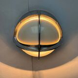 Mid-century Danish metal outdoor wall light model Pirate by Eva Koppel, Nils Koppel, Gert Edstrand for Nordisk Solar, 1960s.