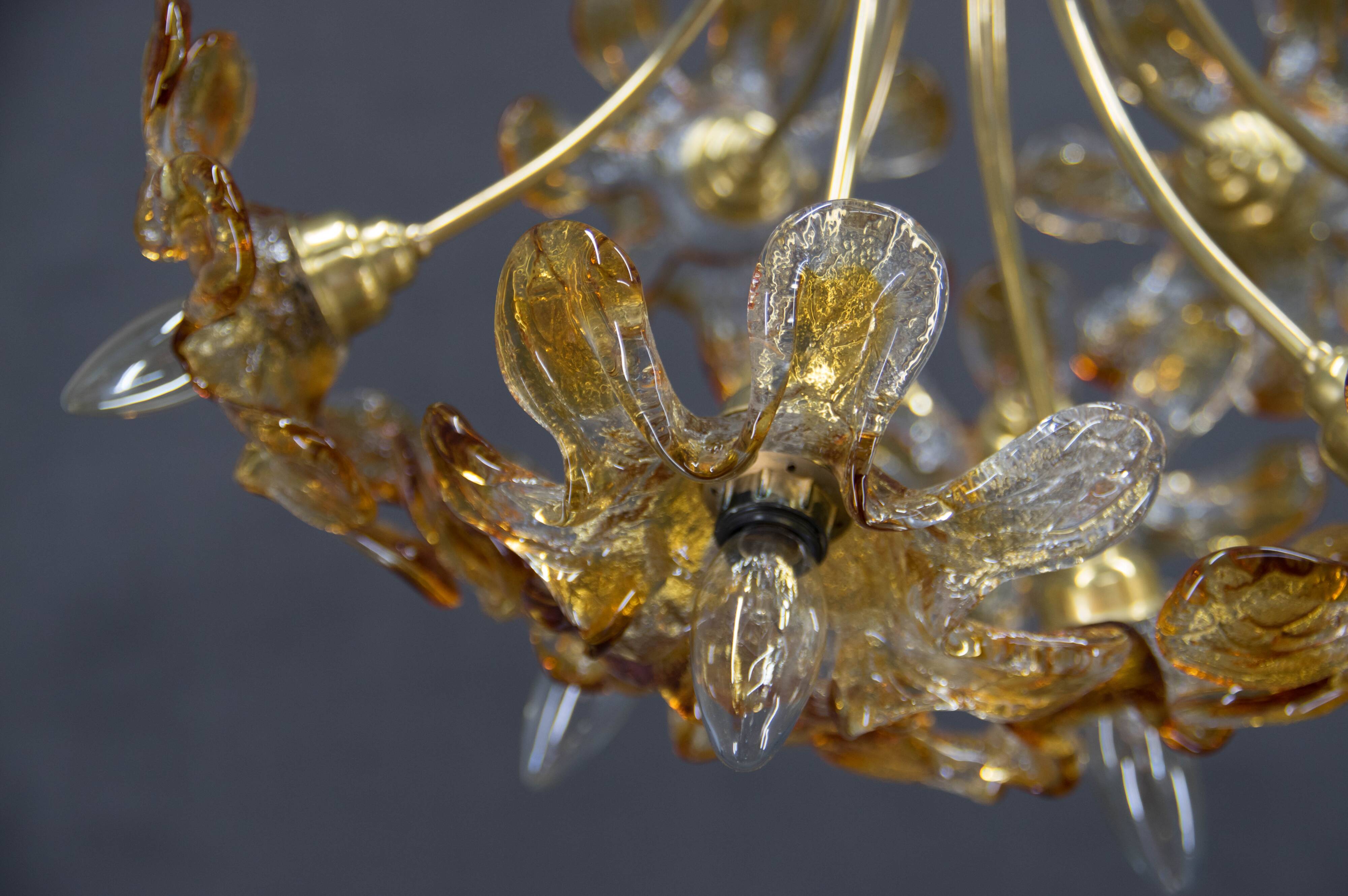 Murano Glass Chandelier, Italy, 1990s