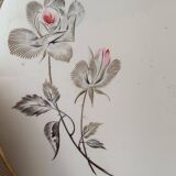 Dish with Art Deco ears. Floral pattern. Longchamp.