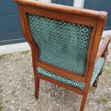 Pair of antique Louis XVI mahogany armchairs from the 19th century