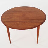Round folding table, 1970s design