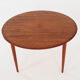 Round folding table, 1970s design