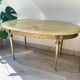 Marble and bronze coffee table Neoclassical style