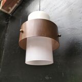 Vintage glass pendant light