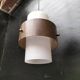 Vintage glass pendant light