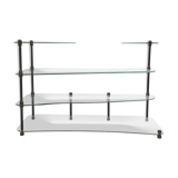 Old glass display shelf