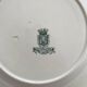 Flat iron earthenware plate "Marie Antoinette" Opaque by Gien