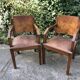 Pair of Art Deco armchairs