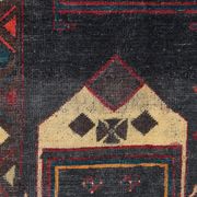 Traditional tribal wool runner rug long handwoven oriental carpet 155x320cm
