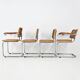 Set of 4 dining chairs Style B32 by Marcel Breuer