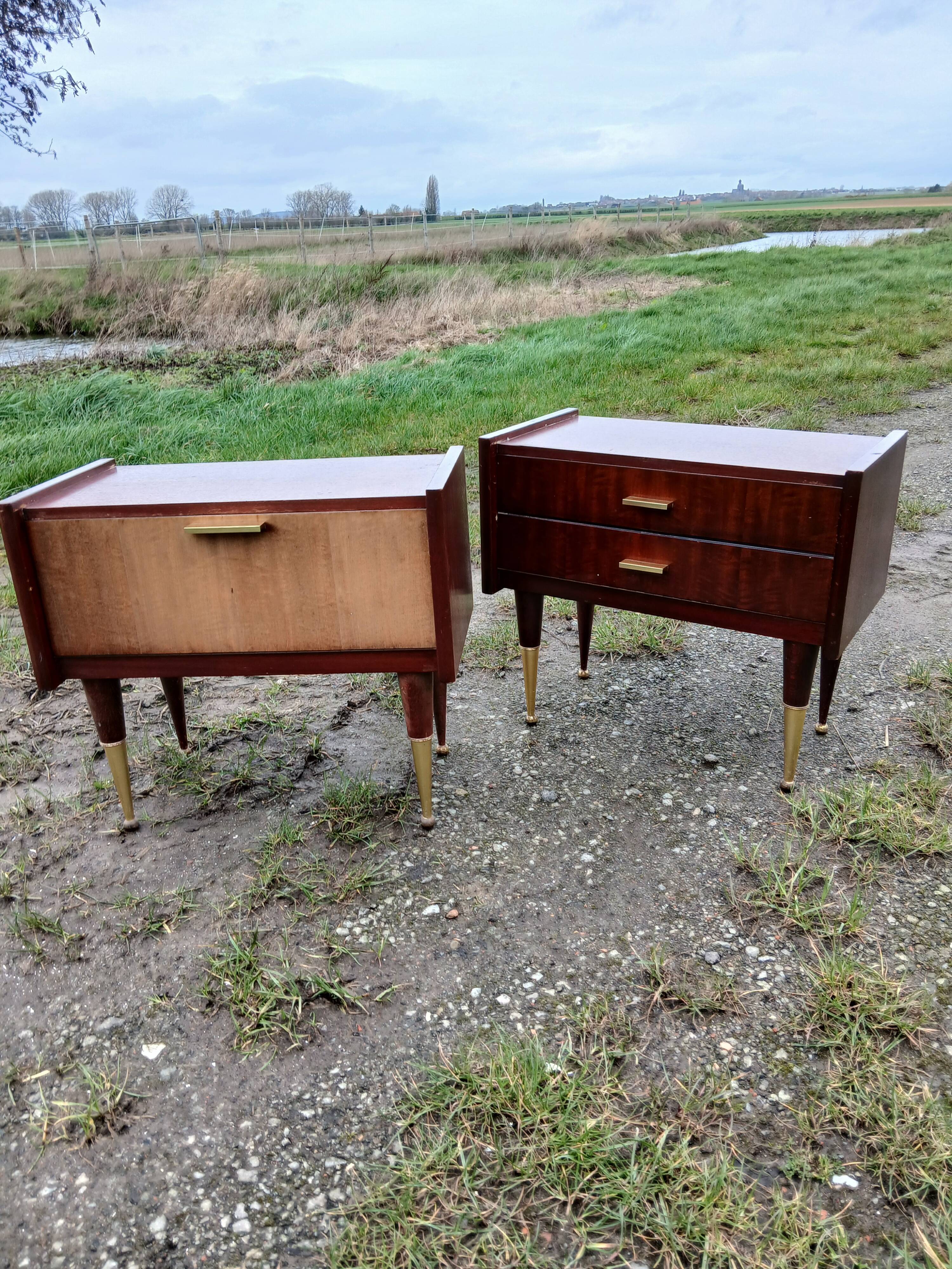 Antique bedside tables