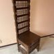 Large 19th century wooden armchair