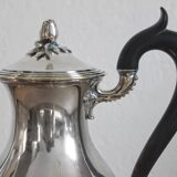 Antique silver-plated coffee pot by Christofle