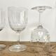 6 vintage cut crystal glasses