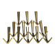 21x Crochet Mural Double in Brass Midcentury by Herta Baller, Vienna, Austria, 1950s