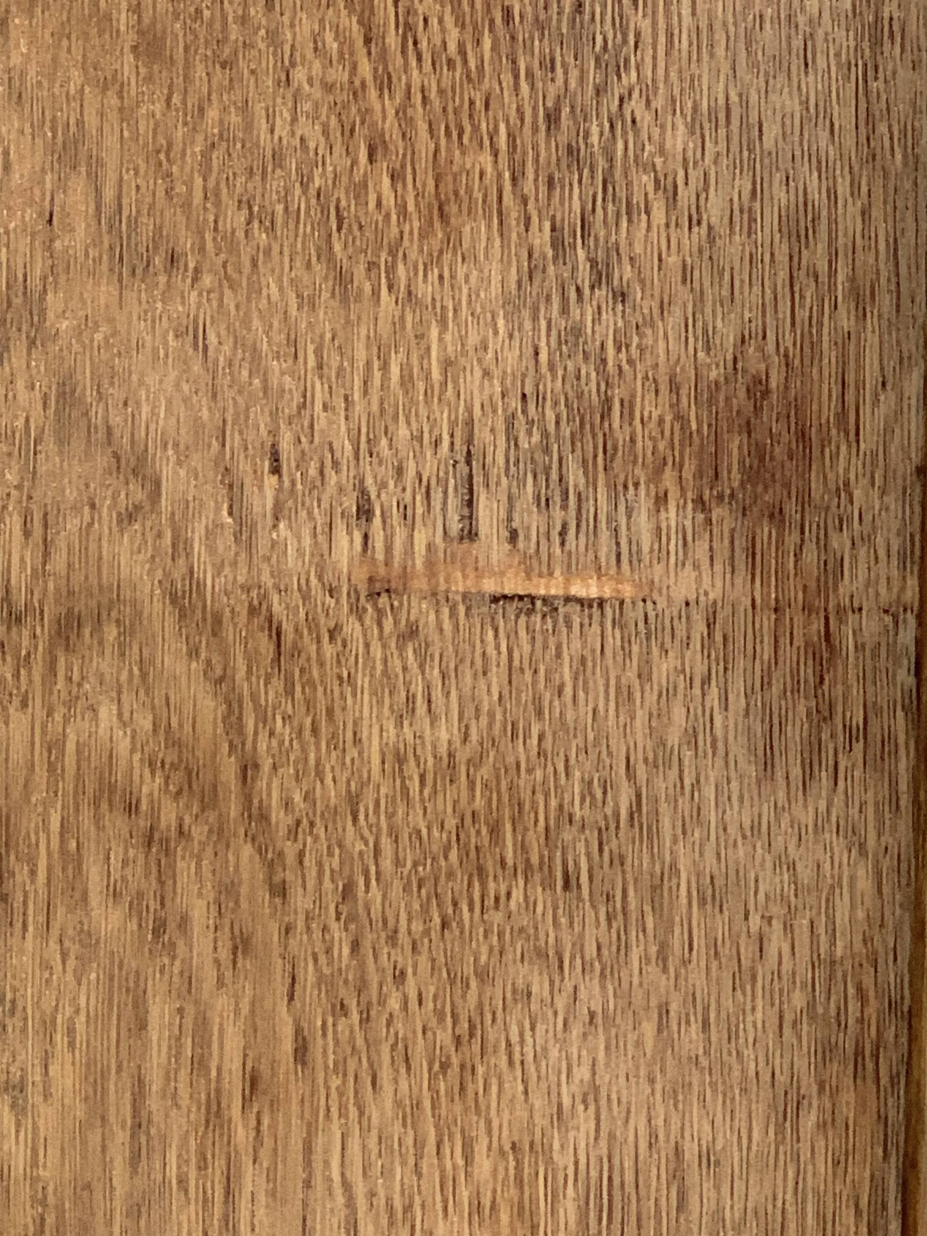 Armoire parisienne vitrée art déco bois brut 1930