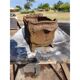 Pair of cast iron planters from 1900 by the Charleville-Mézières establishments.