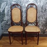 Paire de chaises Thonet 207R en bois courbé