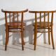 Ensemble de quatre chaises style Thonet en bois courbé – Europe centrale, vers 1920
