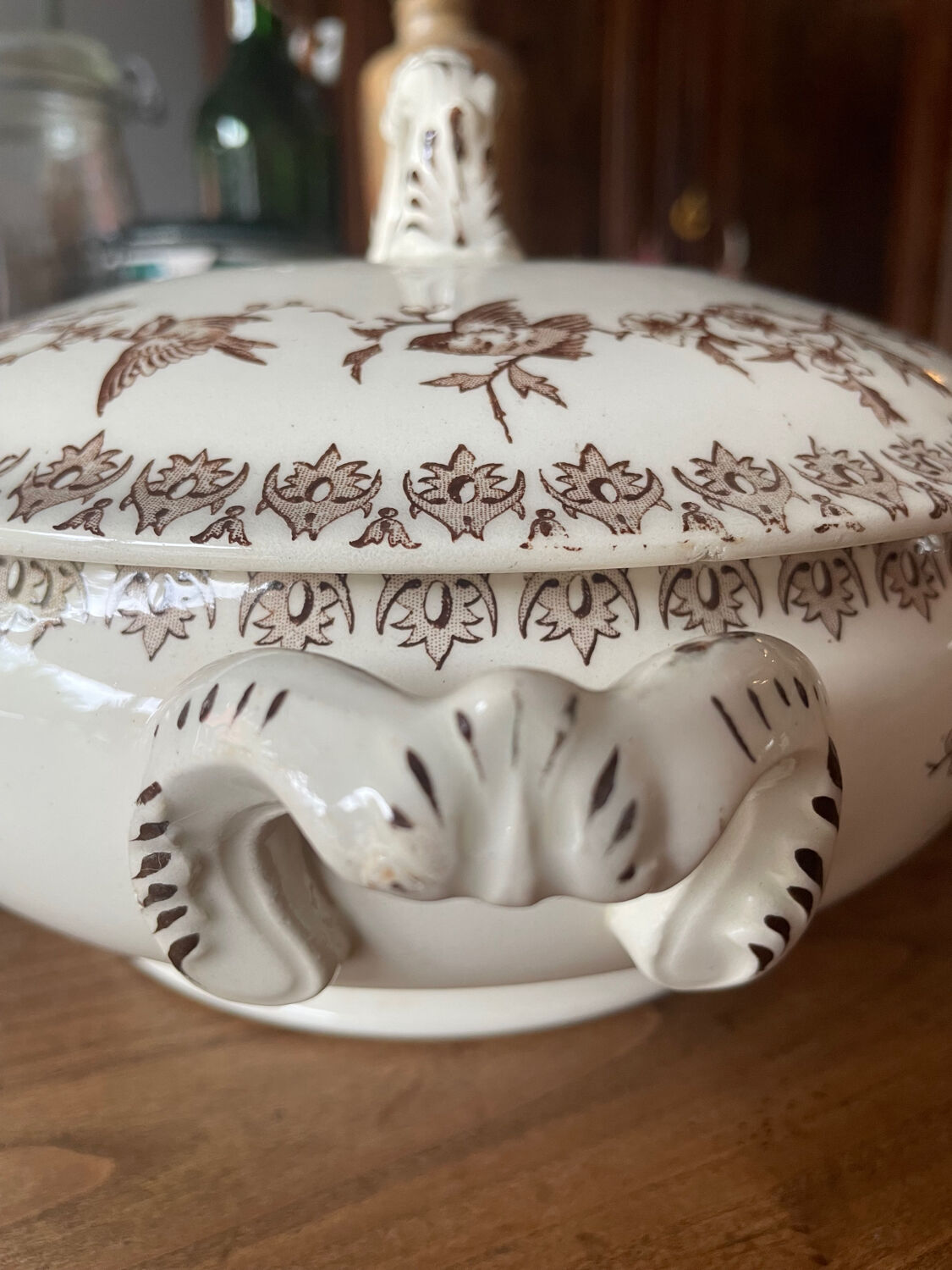 Very rare, soup tureen M Chanut, E. Primard Paris.