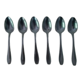 6 silver spoons Art Deco Sfam