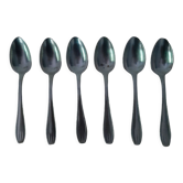 6 silver spoons Art Deco Sfam