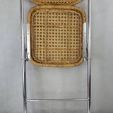 Rattan folding chair 1970